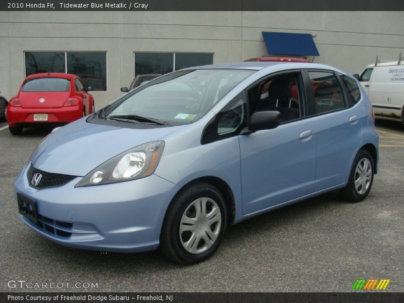 Tidewater Blue Metallic / Gray 2010 Honda Fit