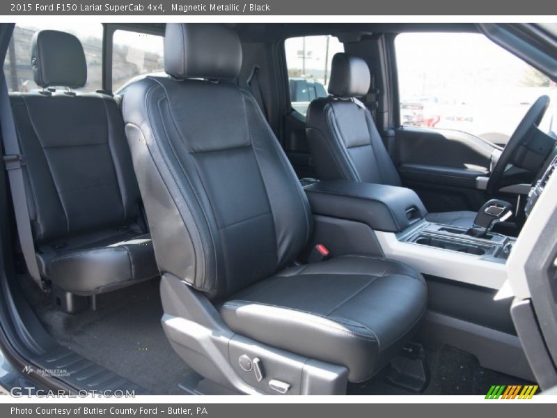 Front Seat of 2015 F150 Lariat SuperCab 4x4