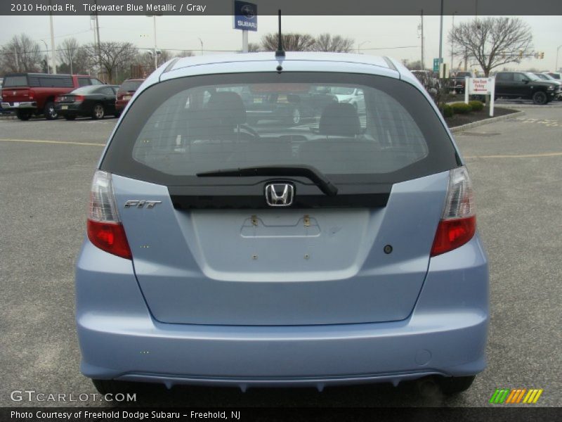 Tidewater Blue Metallic / Gray 2010 Honda Fit