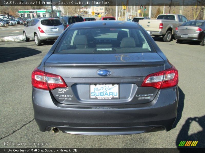 Carbide Gray Metallic / Slate Black 2015 Subaru Legacy 2.5i Premium