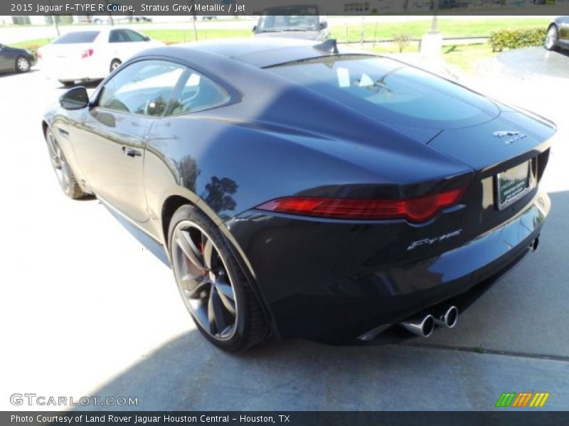 Stratus Grey Metallic / Jet 2015 Jaguar F-TYPE R Coupe