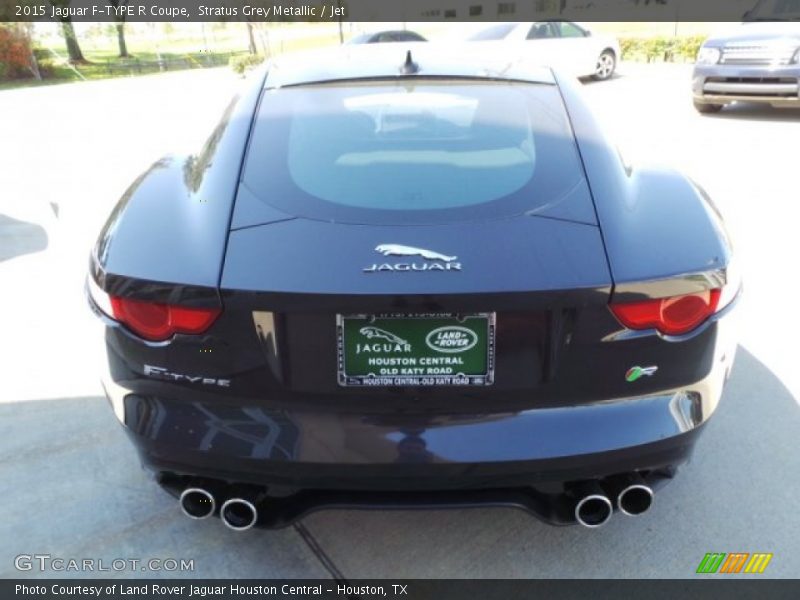 Stratus Grey Metallic / Jet 2015 Jaguar F-TYPE R Coupe