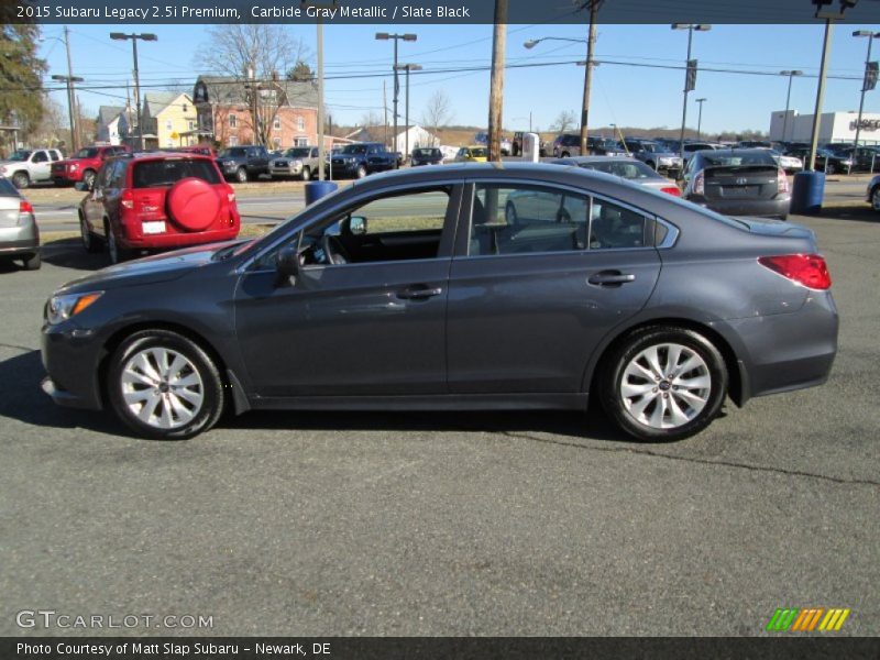 Carbide Gray Metallic / Slate Black 2015 Subaru Legacy 2.5i Premium