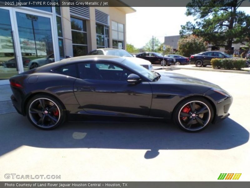 Stratus Grey Metallic / Jet 2015 Jaguar F-TYPE R Coupe