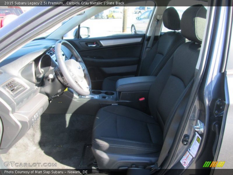 Carbide Gray Metallic / Slate Black 2015 Subaru Legacy 2.5i Premium