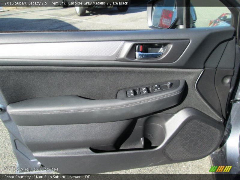 Carbide Gray Metallic / Slate Black 2015 Subaru Legacy 2.5i Premium
