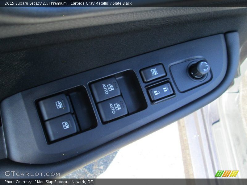 Carbide Gray Metallic / Slate Black 2015 Subaru Legacy 2.5i Premium