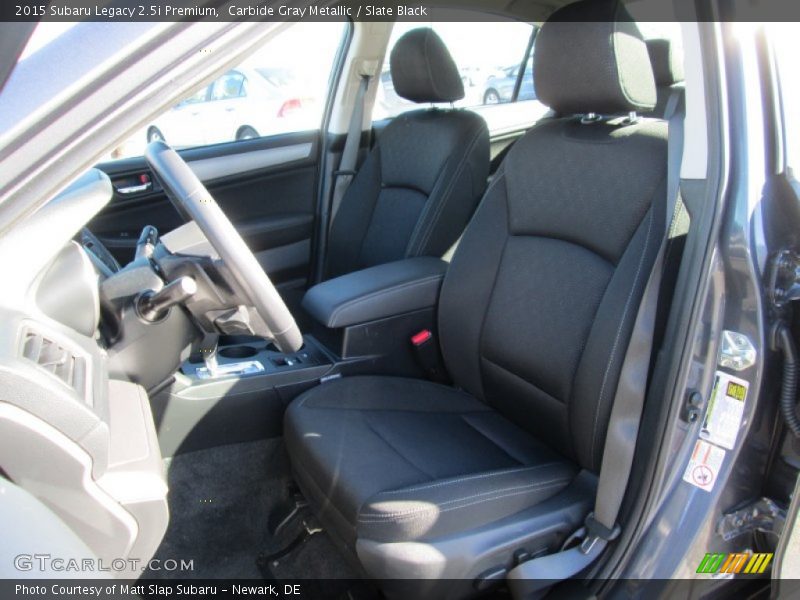 Carbide Gray Metallic / Slate Black 2015 Subaru Legacy 2.5i Premium