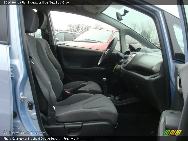 Tidewater Blue Metallic / Gray 2010 Honda Fit