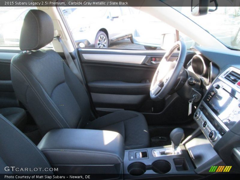 Carbide Gray Metallic / Slate Black 2015 Subaru Legacy 2.5i Premium