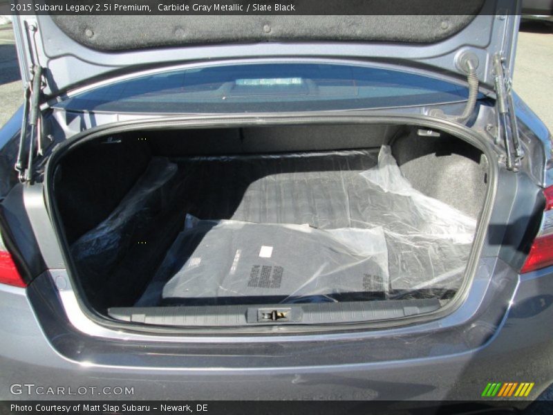 Carbide Gray Metallic / Slate Black 2015 Subaru Legacy 2.5i Premium