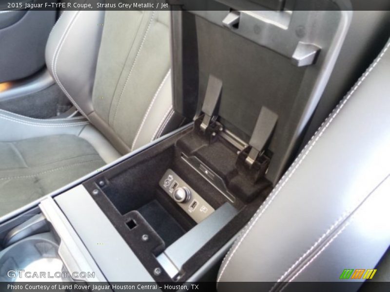 Stratus Grey Metallic / Jet 2015 Jaguar F-TYPE R Coupe