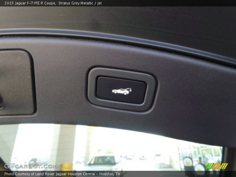 Stratus Grey Metallic / Jet 2015 Jaguar F-TYPE R Coupe