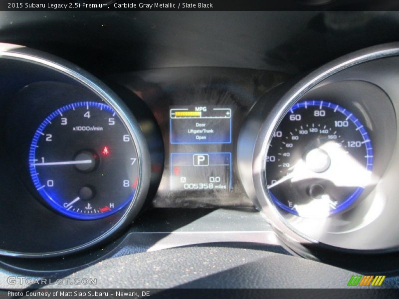 Carbide Gray Metallic / Slate Black 2015 Subaru Legacy 2.5i Premium