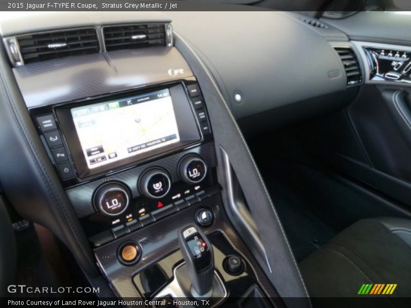 Stratus Grey Metallic / Jet 2015 Jaguar F-TYPE R Coupe