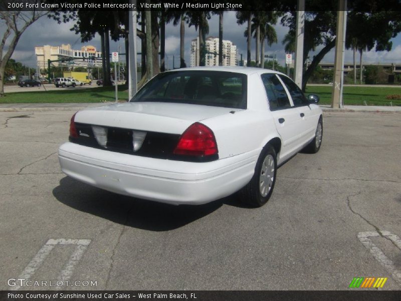 Vibrant White / Medium Light Stone 2006 Ford Crown Victoria Police Interceptor