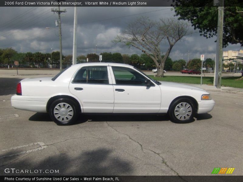  2006 Crown Victoria Police Interceptor Vibrant White