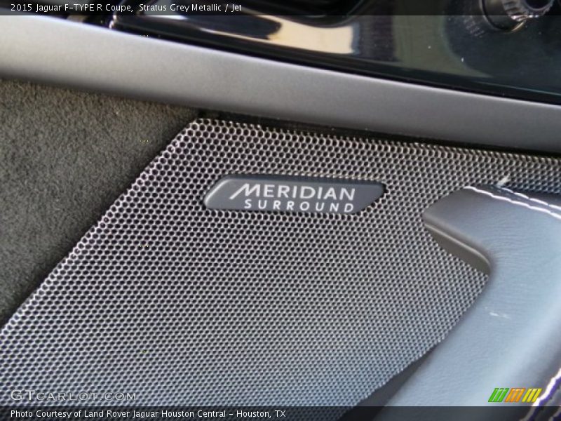Stratus Grey Metallic / Jet 2015 Jaguar F-TYPE R Coupe