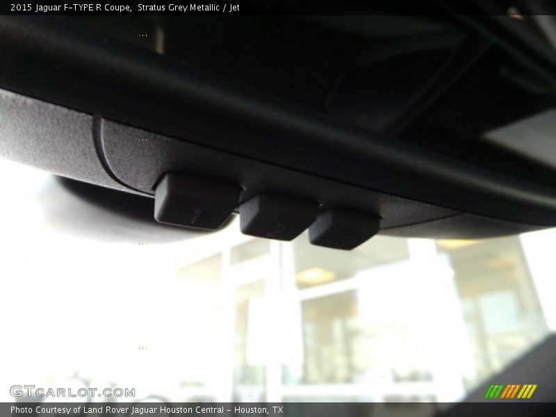 Stratus Grey Metallic / Jet 2015 Jaguar F-TYPE R Coupe