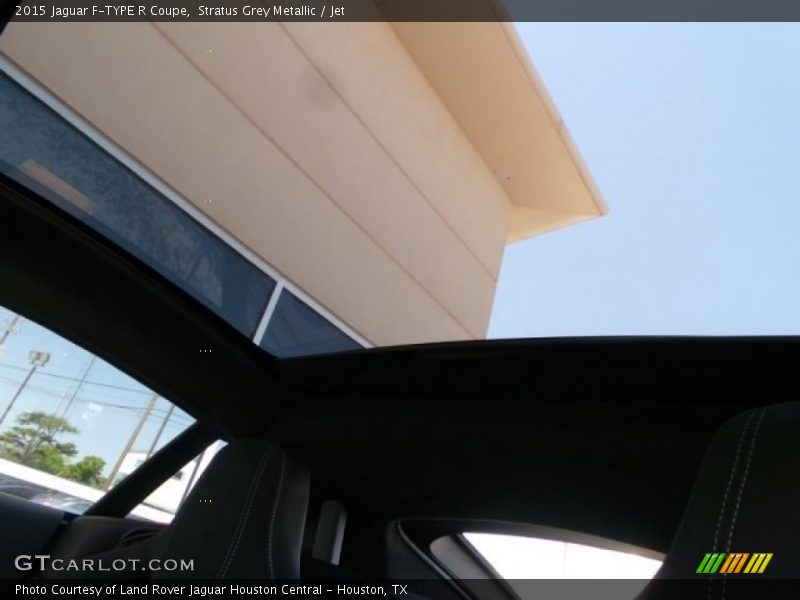Stratus Grey Metallic / Jet 2015 Jaguar F-TYPE R Coupe