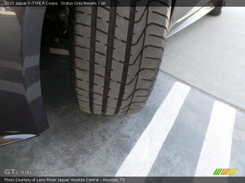 Stratus Grey Metallic / Jet 2015 Jaguar F-TYPE R Coupe