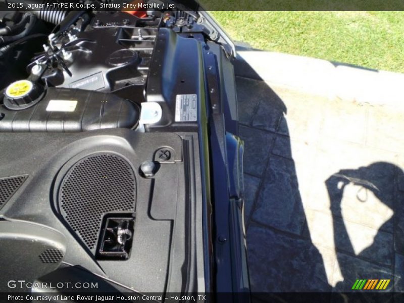 Stratus Grey Metallic / Jet 2015 Jaguar F-TYPE R Coupe