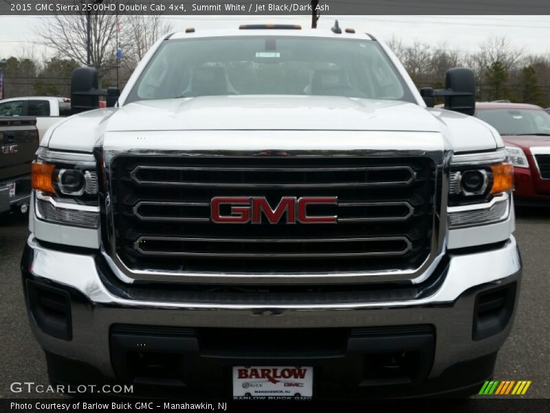 Summit White / Jet Black/Dark Ash 2015 GMC Sierra 2500HD Double Cab 4x4