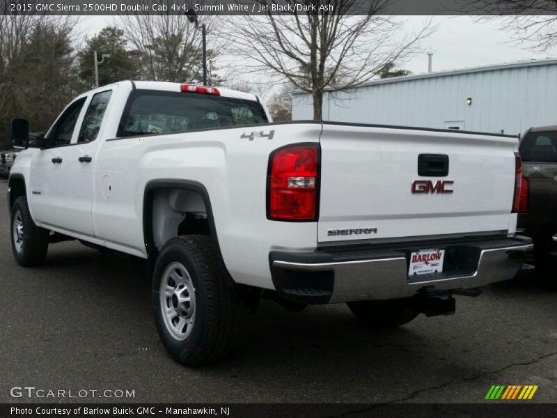 Summit White / Jet Black/Dark Ash 2015 GMC Sierra 2500HD Double Cab 4x4