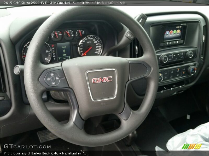 Summit White / Jet Black/Dark Ash 2015 GMC Sierra 2500HD Double Cab 4x4