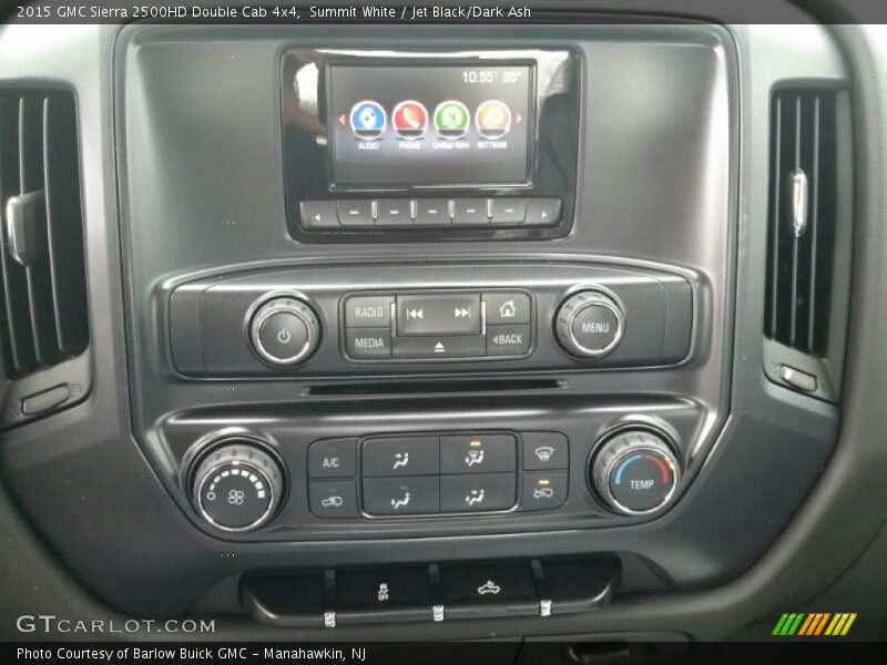 Summit White / Jet Black/Dark Ash 2015 GMC Sierra 2500HD Double Cab 4x4