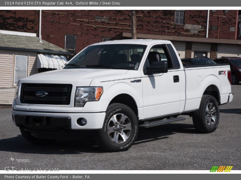 Oxford White / Steel Grey 2014 Ford F150 STX Regular Cab 4x4