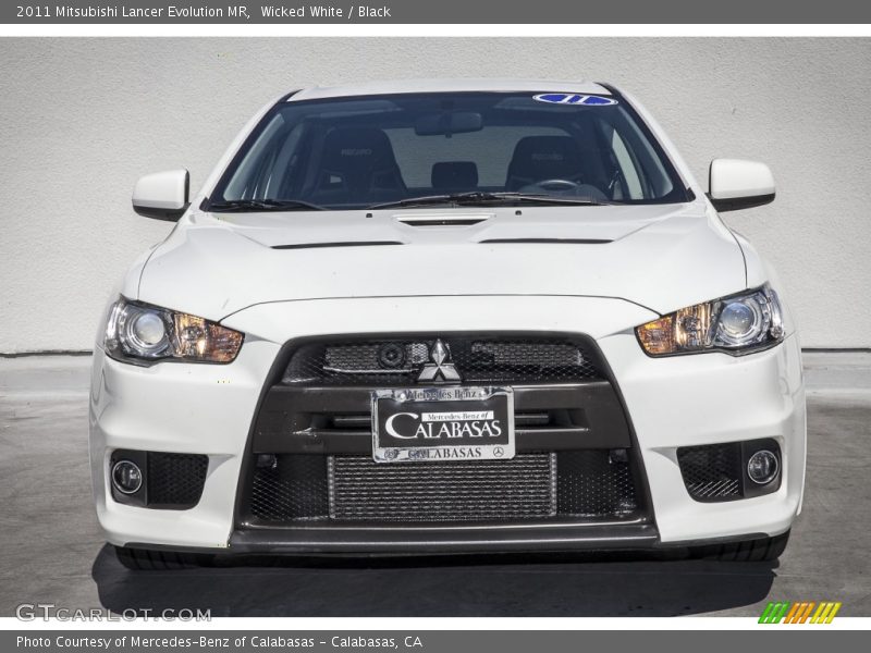 Wicked White / Black 2011 Mitsubishi Lancer Evolution MR