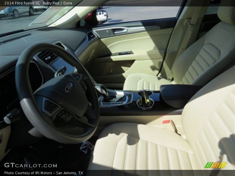 Ruby Red / Dune 2014 Ford Fusion SE