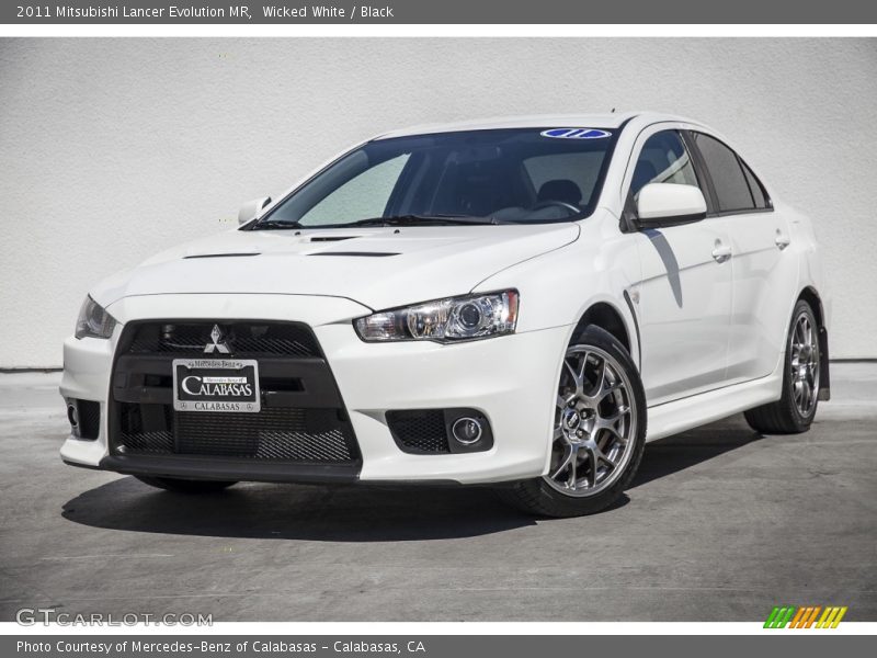 Wicked White / Black 2011 Mitsubishi Lancer Evolution MR