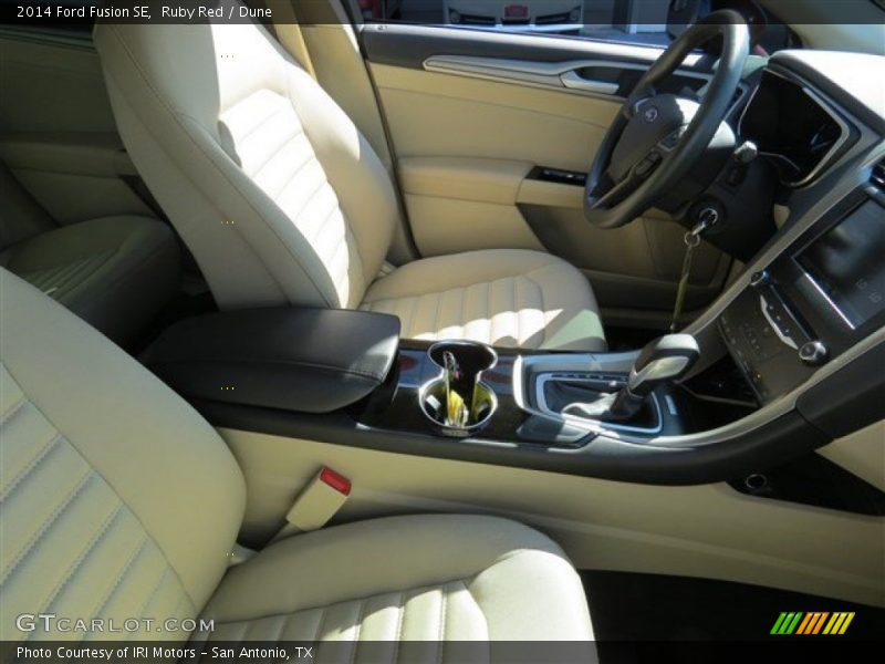 Ruby Red / Dune 2014 Ford Fusion SE