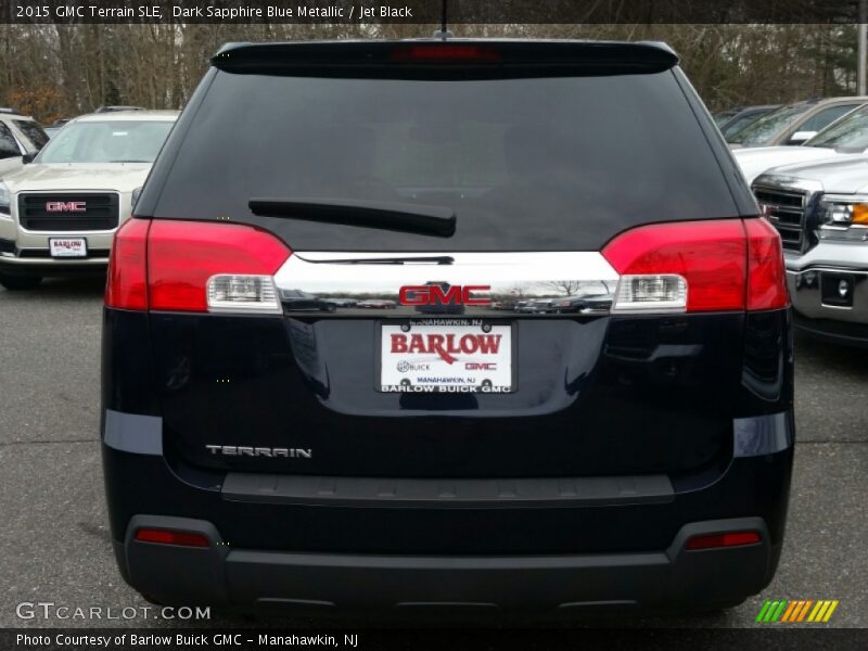 Dark Sapphire Blue Metallic / Jet Black 2015 GMC Terrain SLE