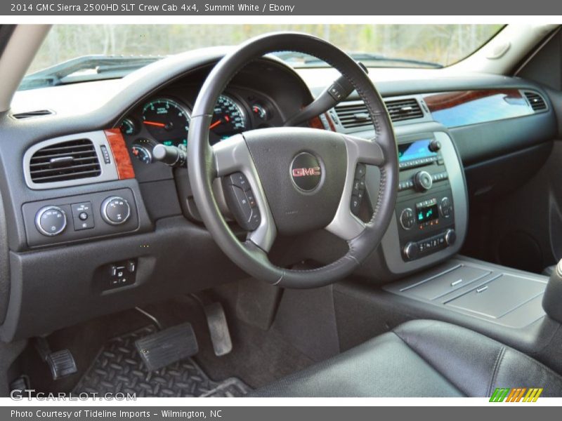 Ebony Interior - 2014 Sierra 2500HD SLT Crew Cab 4x4 