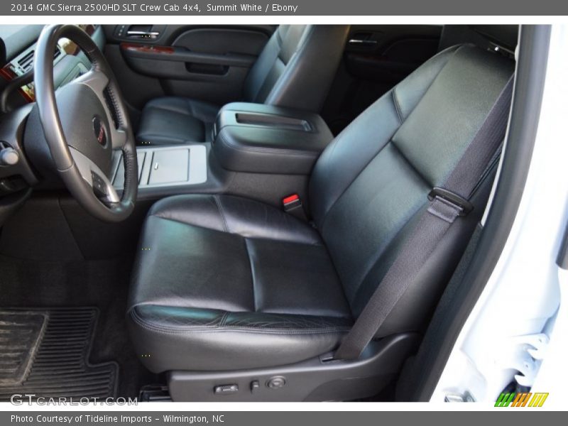 Summit White / Ebony 2014 GMC Sierra 2500HD SLT Crew Cab 4x4