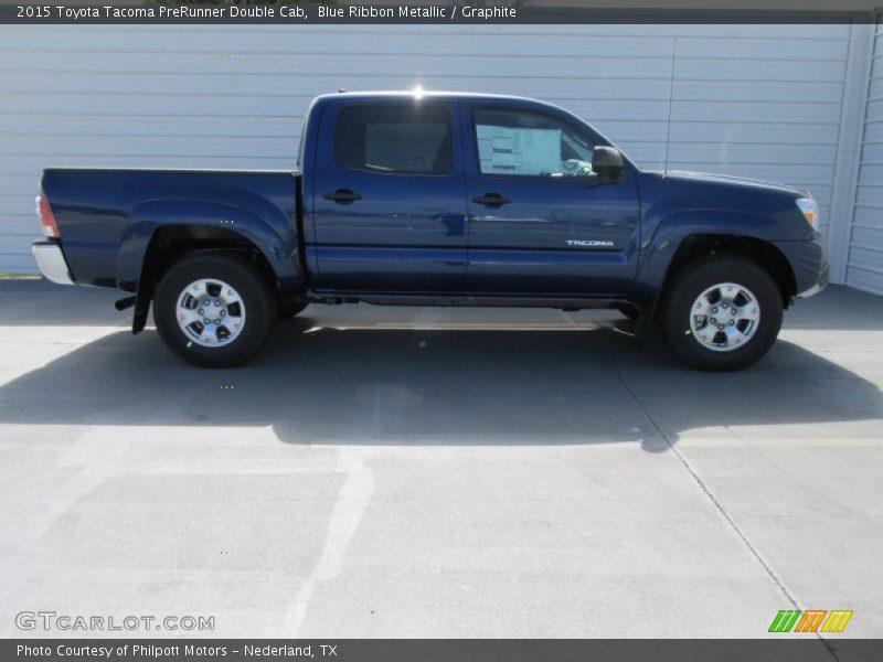 Blue Ribbon Metallic / Graphite 2015 Toyota Tacoma PreRunner Double Cab