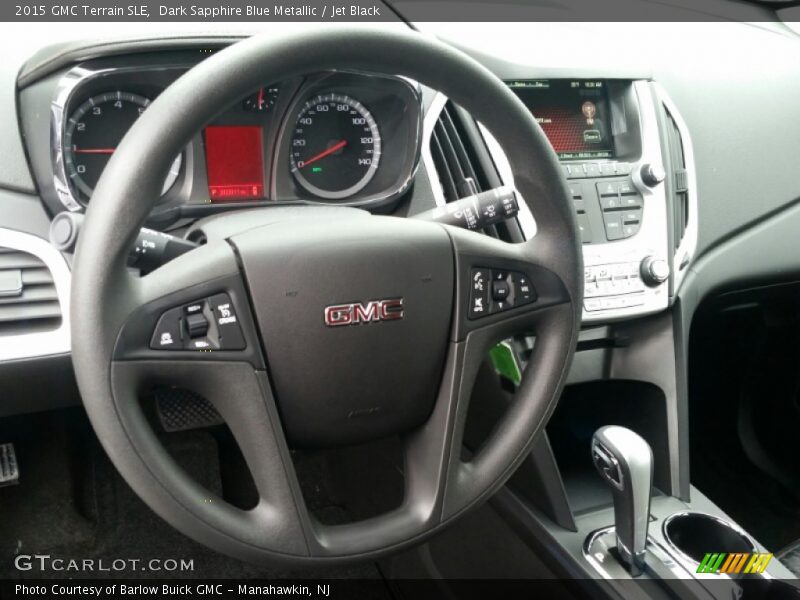Dark Sapphire Blue Metallic / Jet Black 2015 GMC Terrain SLE