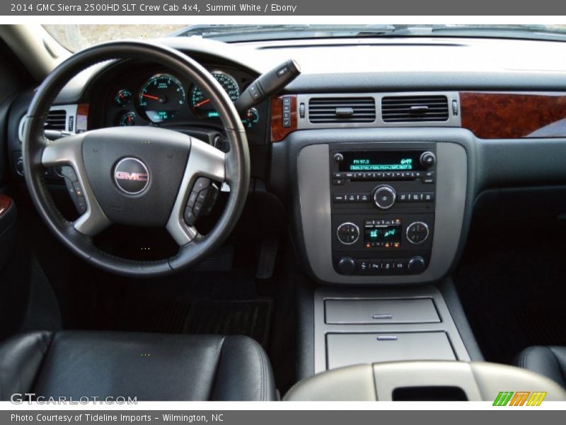 Summit White / Ebony 2014 GMC Sierra 2500HD SLT Crew Cab 4x4