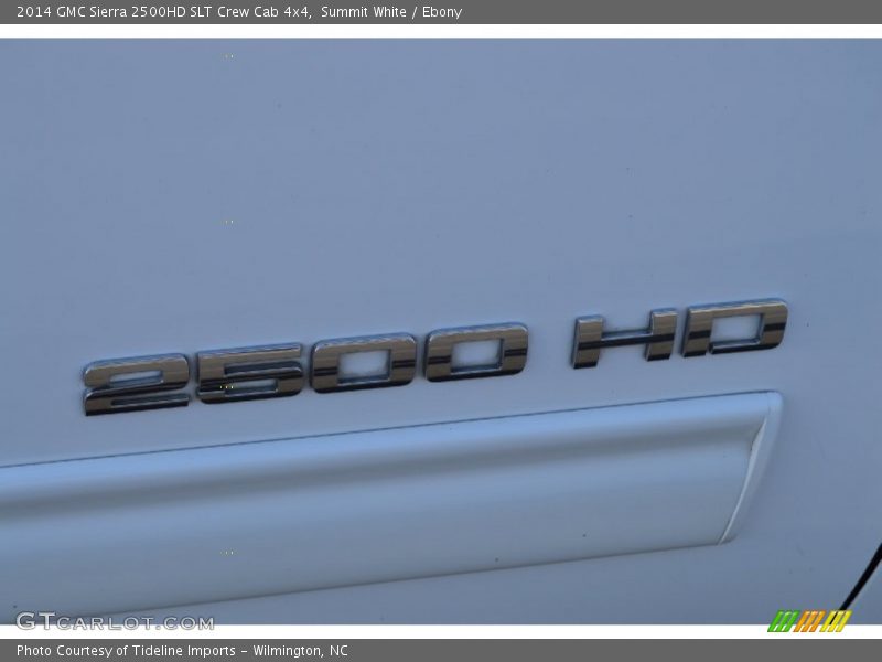Summit White / Ebony 2014 GMC Sierra 2500HD SLT Crew Cab 4x4