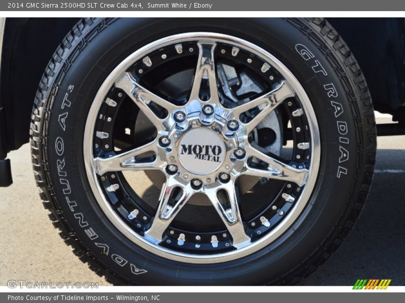 Custom Wheels of 2014 Sierra 2500HD SLT Crew Cab 4x4