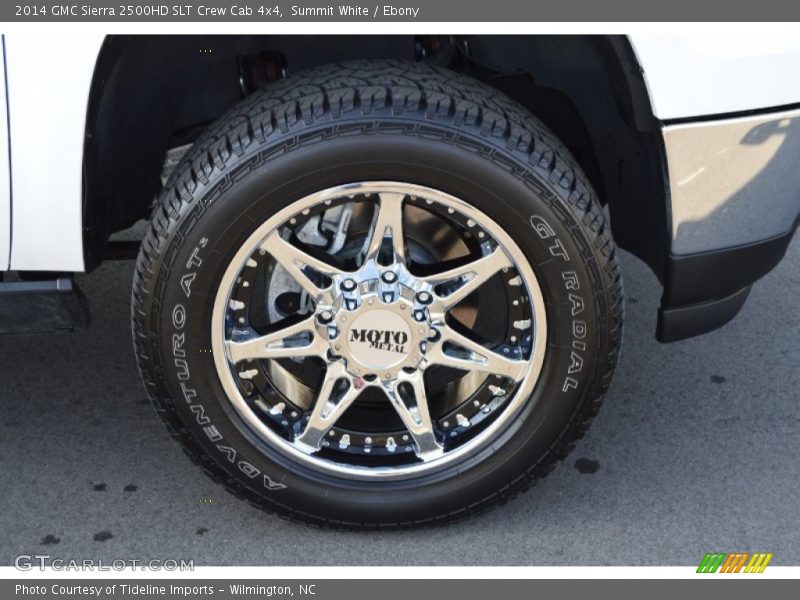 Custom Wheels of 2014 Sierra 2500HD SLT Crew Cab 4x4