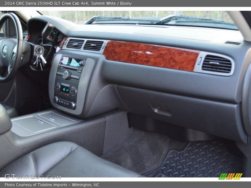 Summit White / Ebony 2014 GMC Sierra 2500HD SLT Crew Cab 4x4
