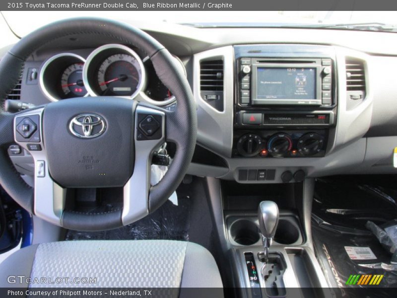 Blue Ribbon Metallic / Graphite 2015 Toyota Tacoma PreRunner Double Cab