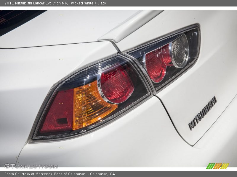 Wicked White / Black 2011 Mitsubishi Lancer Evolution MR