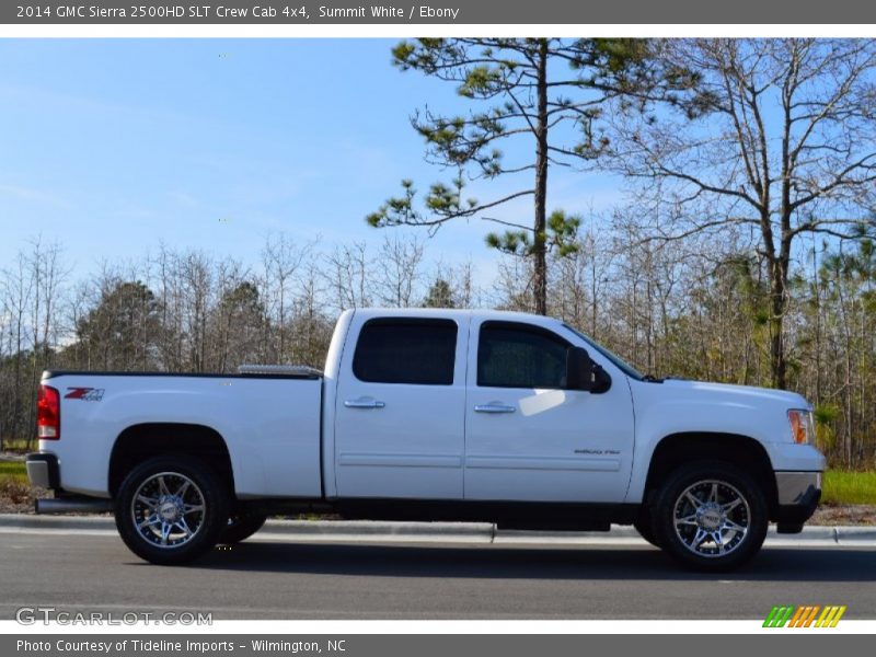 Summit White / Ebony 2014 GMC Sierra 2500HD SLT Crew Cab 4x4