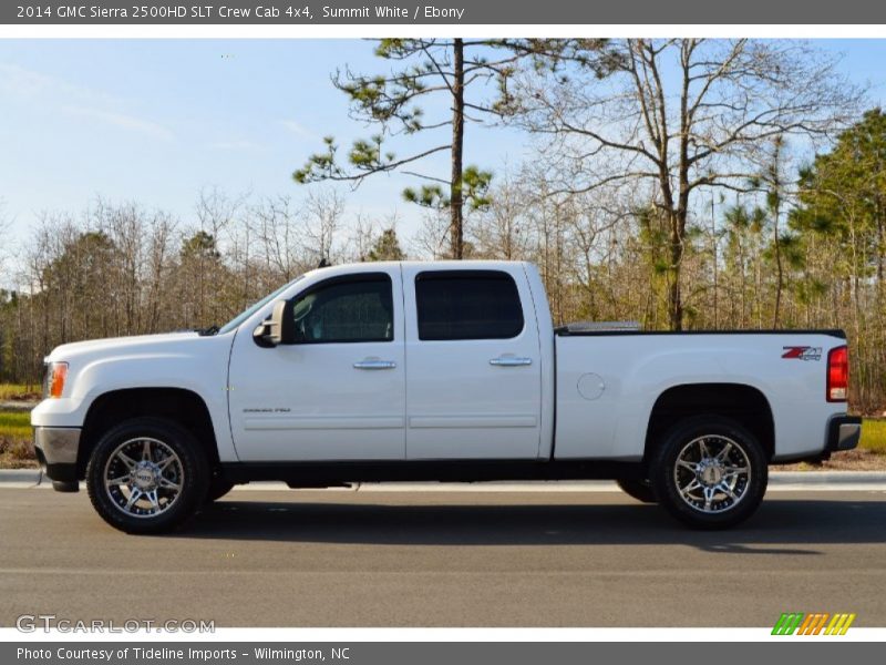 Summit White / Ebony 2014 GMC Sierra 2500HD SLT Crew Cab 4x4