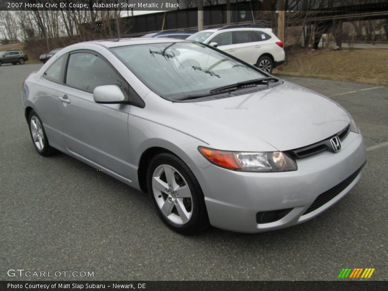 Front 3/4 View of 2007 Civic EX Coupe